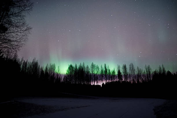 istock Night sky with stars and Auroras 2253071258