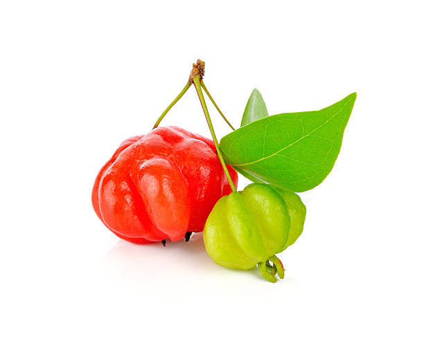 star gooseberry on white background. Thai fruit