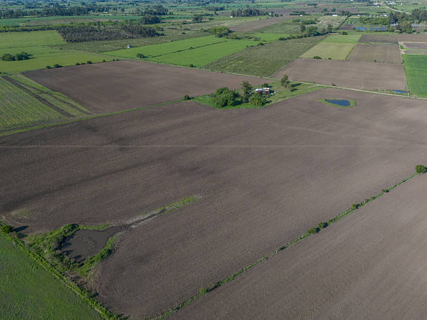 istock Aerial panorama of farmland and fields 2253076104