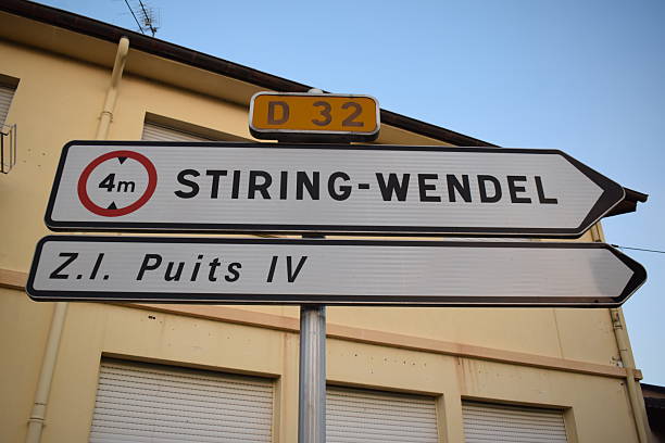 istock way sign to Stiring-Wendel 2253082433