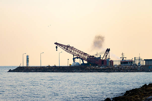 Commercial dock crane