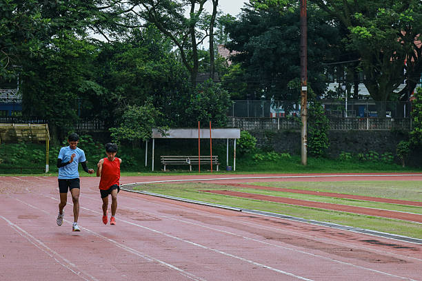 Blind Triathlete Running and Training with his Sighted Guide