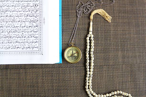 istock A compass showing the direction of Kaaba or Qibla in Arabic language. It is a direction for Muslim to pray and worshipping Allah. 2253090764