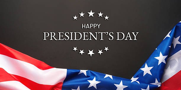 istock Black background with American flag. 2253103988