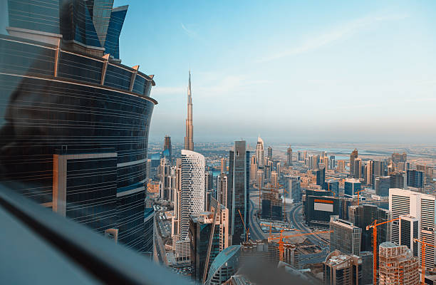 istock Modern Dubai Skyline With Burj Khalifa Viewed Through Window 2253106469