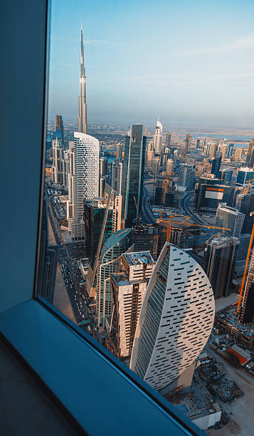 istock Modern Dubai Skyline With Burj Khalifa Viewed Through Window 2253106494