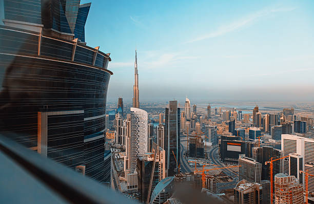 istock Modern Dubai Skyline With Burj Khalifa Viewed Through Window 2253106519