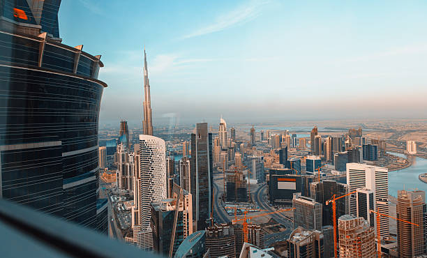 istock Modern Dubai Skyline With Burj Khalifa Viewed Through Window 2253107467