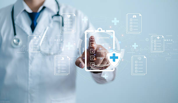 istock Doctors and the medical revolution, virtual reality and technological advancements, artificial intelligence (AI), and diagnostic reporting, health check concepts. 2253116237