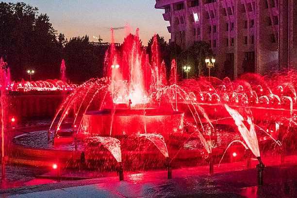 istock Evening impression of Bishkek 2253116277