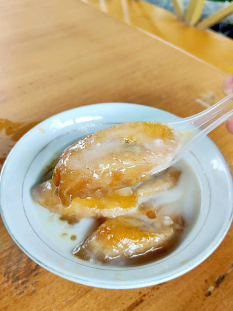 Traditional Kolak Pisang Dessert for Breaking the Fast Experience