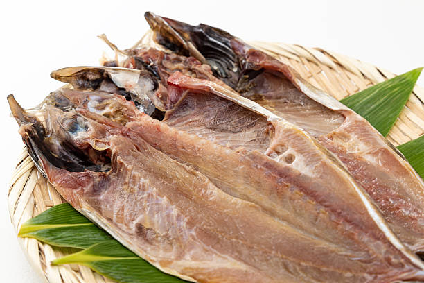 istock Dried horse mackerel in a colander 2253122635