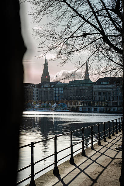 view from jungfernstieg - Hamburg