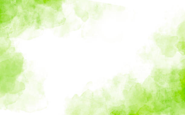 istock Abstract Green Watercolor Background with Copy Space 2253128873