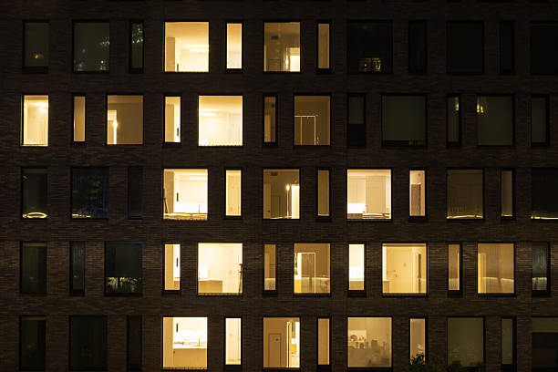 istock City Office Building at Night 2253131142