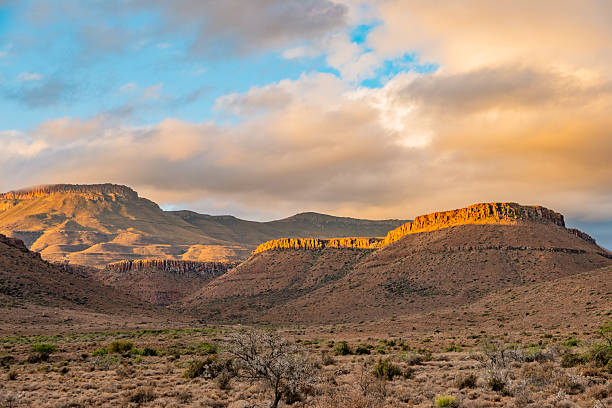 View of Arid desert landscape in the Karoo, South Africa