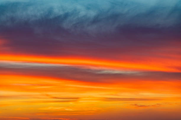 istock View of dramatic Golden sunset sky 2253138771