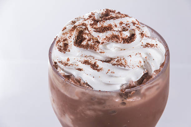 istock Chocolate Milkshake with Whipped Cream Close Up 2253142081