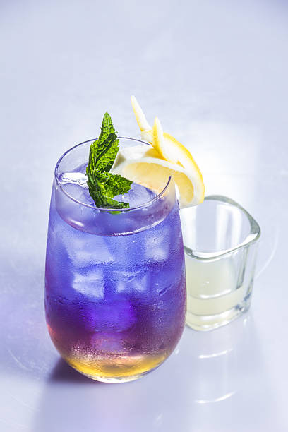 istock Butterfly Pea Flower Tea with Lemon Garnish 2253142148