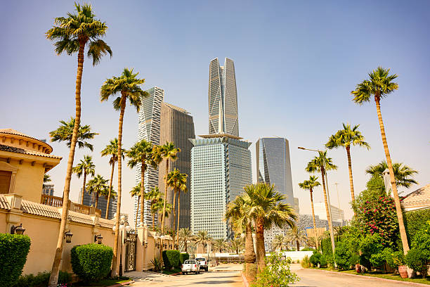 istock KAFD King Abdullah Financial District Riyadh modern architecture and palm trees 2253153814