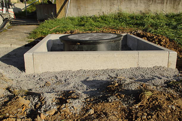 istock The finished plastic shaft is enclosed with storage plates 2253158179