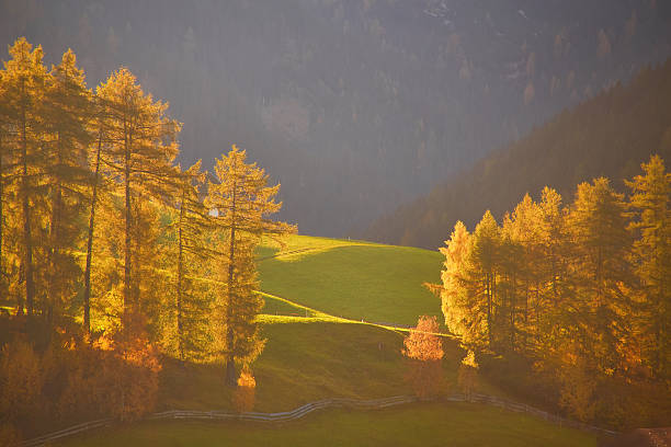 the beautiful Italian Dolomites an autumn day