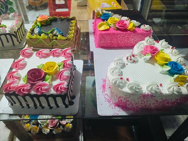 Happy Generation Z girls tavelling  in Zhuhai, Greater Bay Area, China,   enjoying to eat birthday cake at a hotel