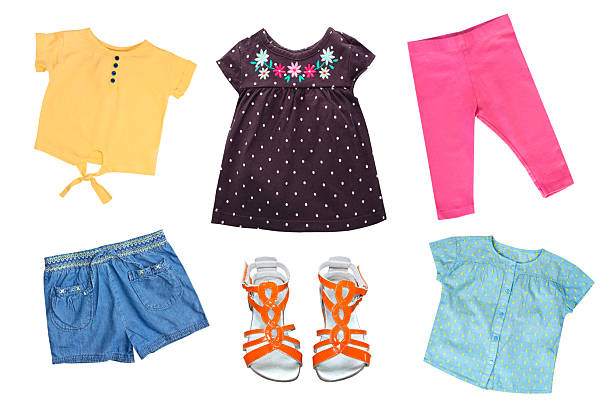 istock hild's girl clothes set isolated. 2253167389