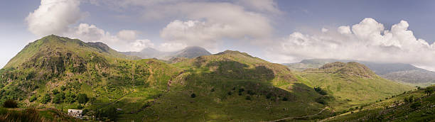 istock Snowdon mountain range and the Glyderau in cloud 2253170098