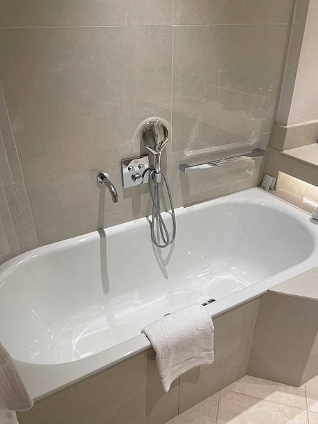 istock Bathroom interior in luxurious hotel 2253172504