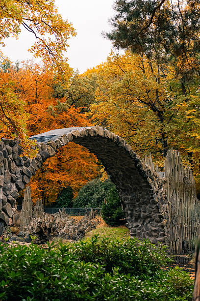 istock Rakotz Bridge Rakotzbrucke, Devil's Bridge in Kromlau, Saxony, Germany. 2253174285