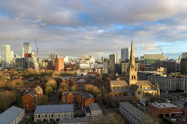istock Downtown Salford and Salford Catholic Cathedral 2253179909