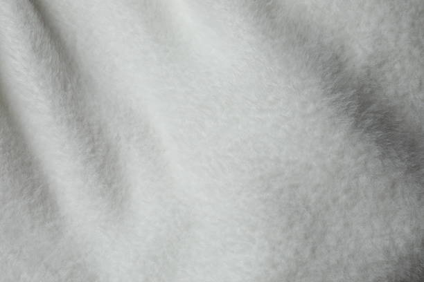 istock Top view of white fabric background, cashmere texture 2253185155
