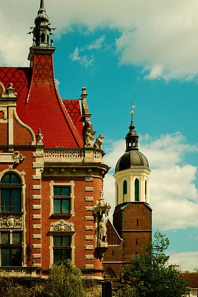 istock Bright And Intricate Baroque Architectural Design Featuring Domed Tower And Sculpted Embellishments 2253185583