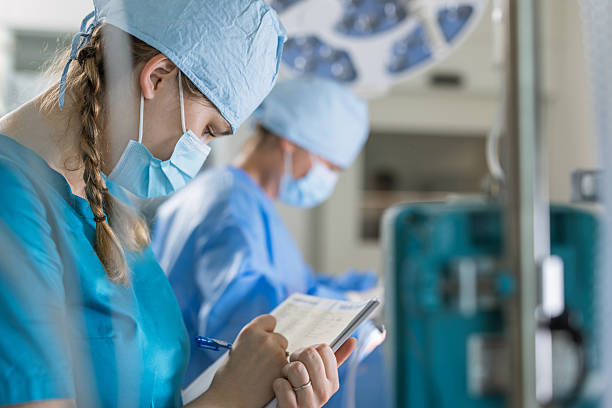istock Surgery prep by medical staff 2253188346