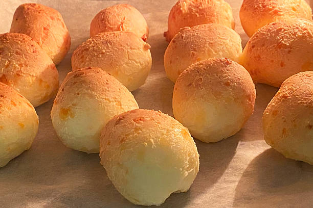 istock Freshly Baked Golden Po de Queijo Cheese Breads 2253188920