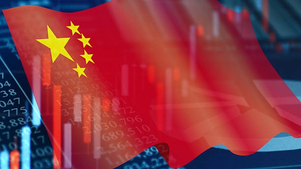 istock Business Image: Financial Graph and Chinese flag 2253192074