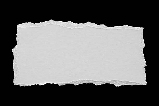 istock White ripped paper torn edges strips isolated on black background 2253195253