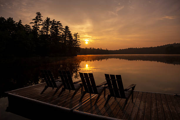 istock Sunrise on New Hampshire Lake 2253197005