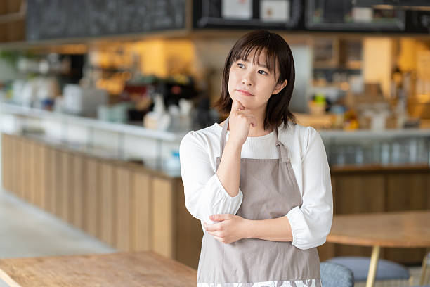 istock A female clerk working at a cafe 2253197982