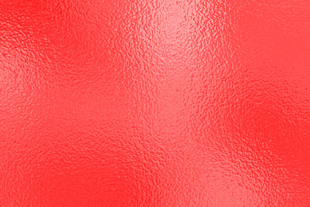 istock Red frosted foil texture glass effect background. 2253199163