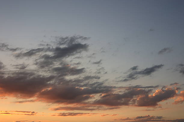 Orange Landscape nature at sunset, Natural scenery at sunset.