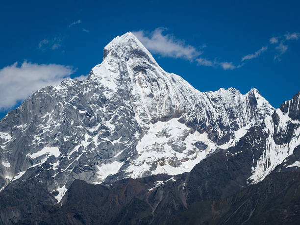 istock Siguniang snow capped mountain in Sichuan, China 2253204056