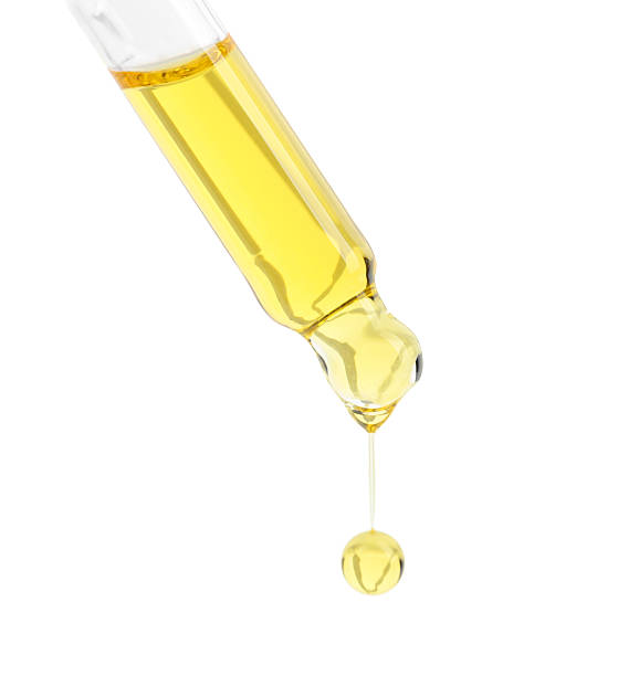 istock Dripping tincture from pipette isolated on white 2253207812