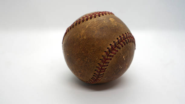 istock Old baseball ball from the 70s 2253211559