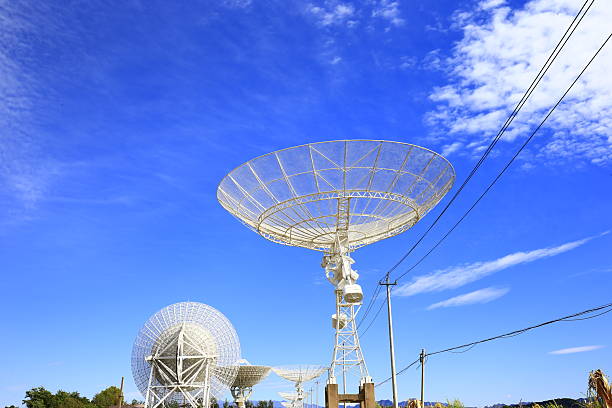The observatory radio telescope