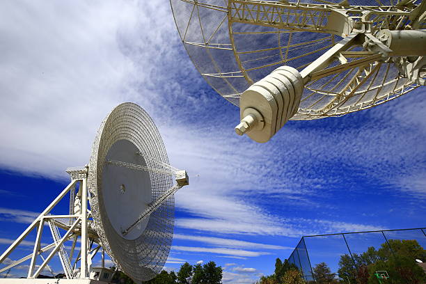 The observatory radio telescope