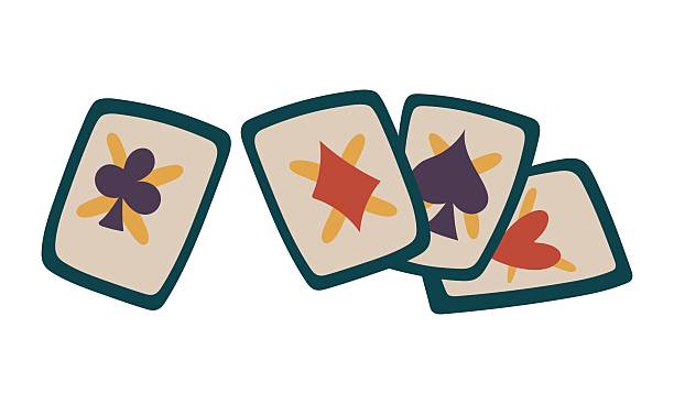 istock Magical tarot cards. Flat colored fortune-telling cards. An element associated with mysticism, magic, and fortune-telling. For books, games, or creating an atmosphere of mystery. Playing cards 2253230389