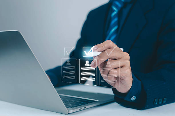 istock The technology business quality audit checklist uses an online concept with a document format and a controllable safety survey. 2253232249