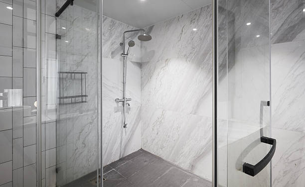 istock Minimalist style home interior, bathroom 2253236284